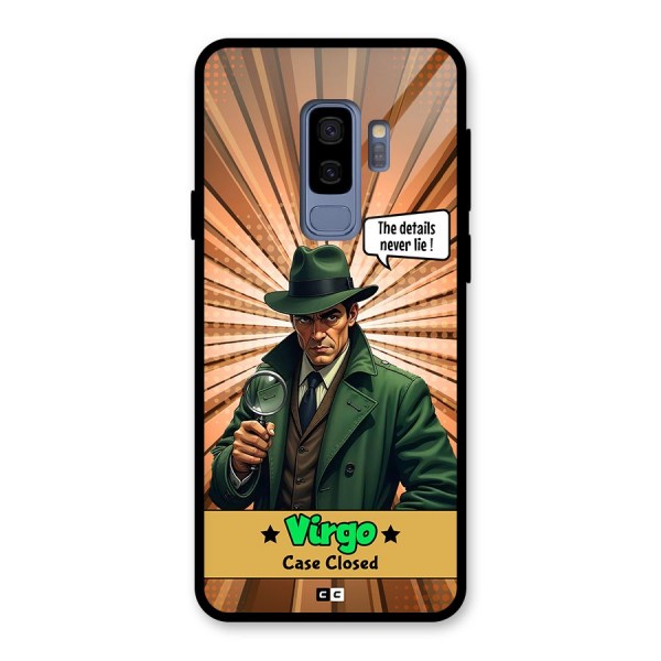 Detective Virgo Glass Back Case for Galaxy S9 Plus