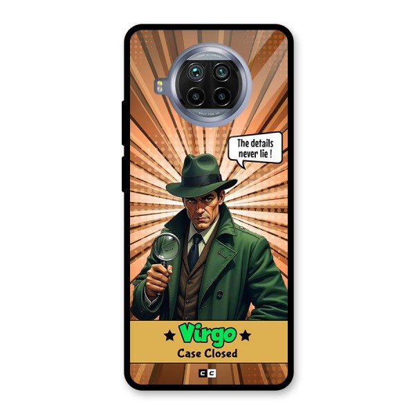 Detective Virgo Glass Back Case for Mi 10i