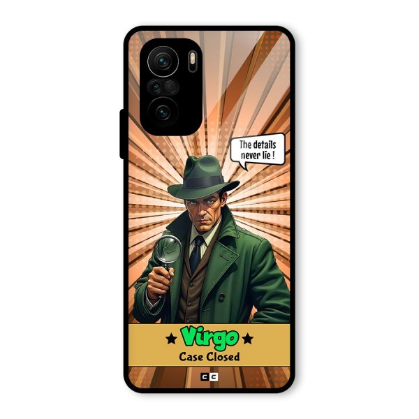 Detective Virgo Glass Back Case for Mi 11X Pro