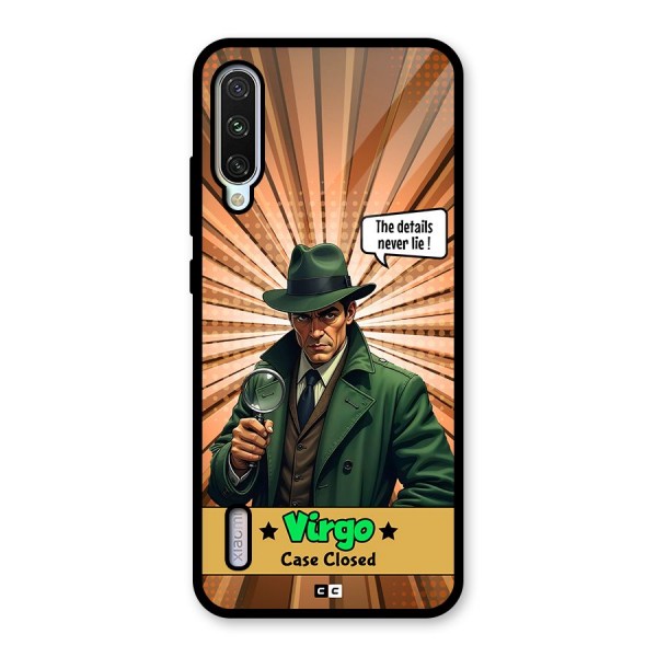 Detective Virgo Glass Back Case for Mi A3