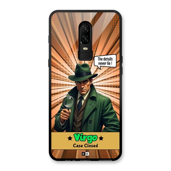 Detective Virgo Glass Back Case for OnePlus 6