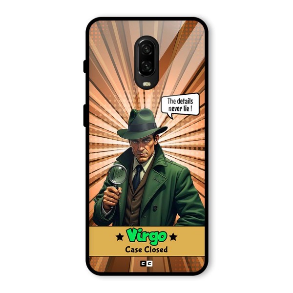 Detective Virgo Glass Back Case for OnePlus 6T