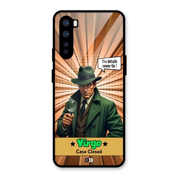 Detective Virgo Glass Back Case for OnePlus Nord