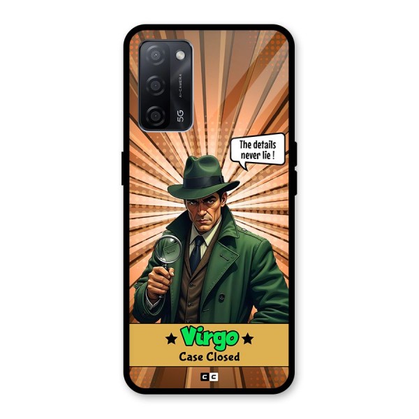 Detective Virgo Glass Back Case for Oppo A53s 5G