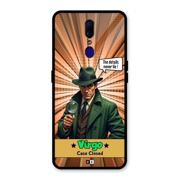 Detective Virgo Glass Back Case for Oppo F11