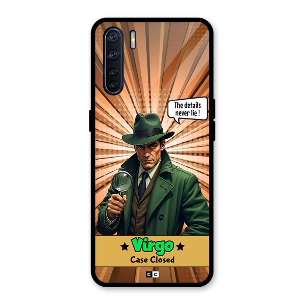 Detective Virgo Glass Back Case for Oppo F15