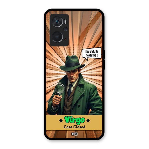 Detective Virgo Glass Back Case for Oppo K10 4G