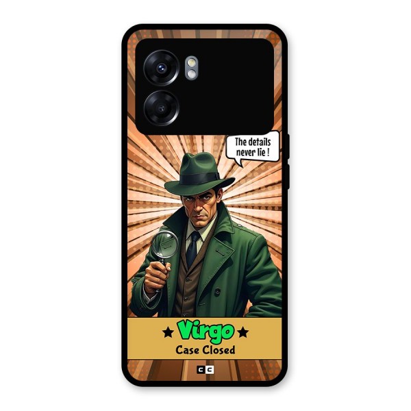 Detective Virgo Glass Back Case for Oppo K10 5G