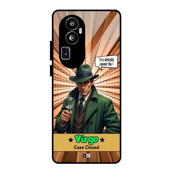 Detective Virgo Glass Back Case for Oppo Reno10 Pro Plus