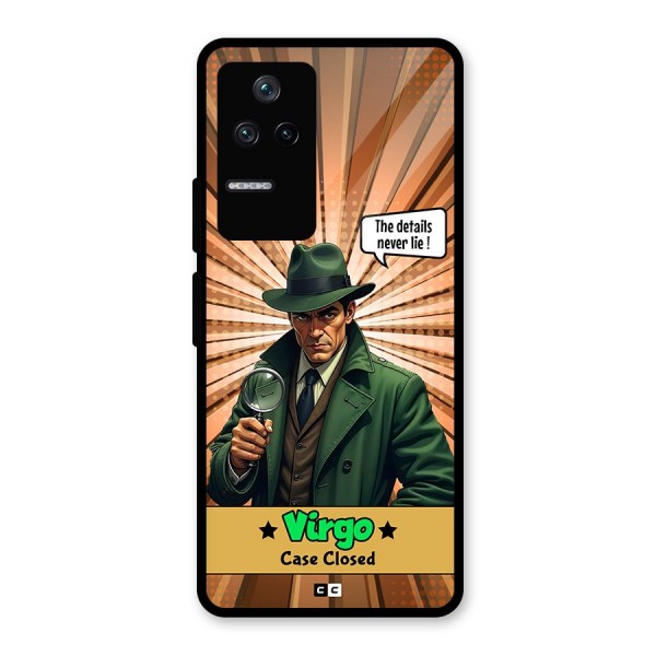 Detective Virgo Glass Back Case for Poco F4 5G