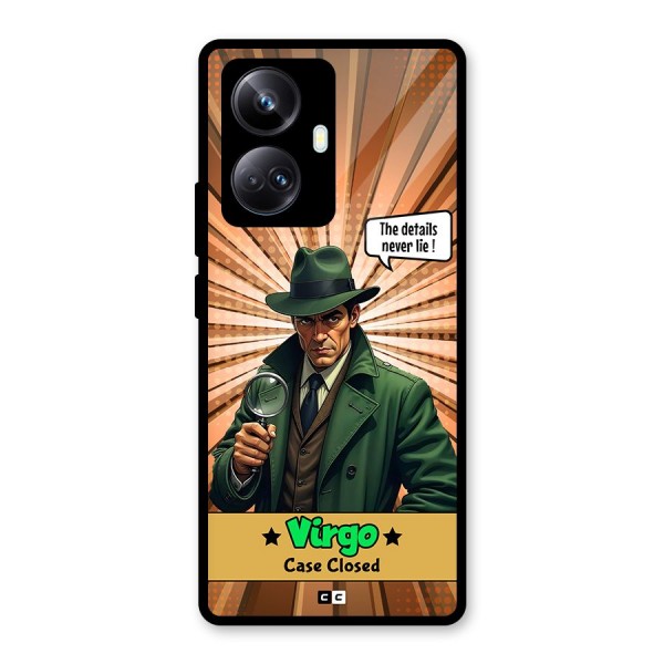 Detective Virgo Glass Back Case for Realme 10 Pro Plus