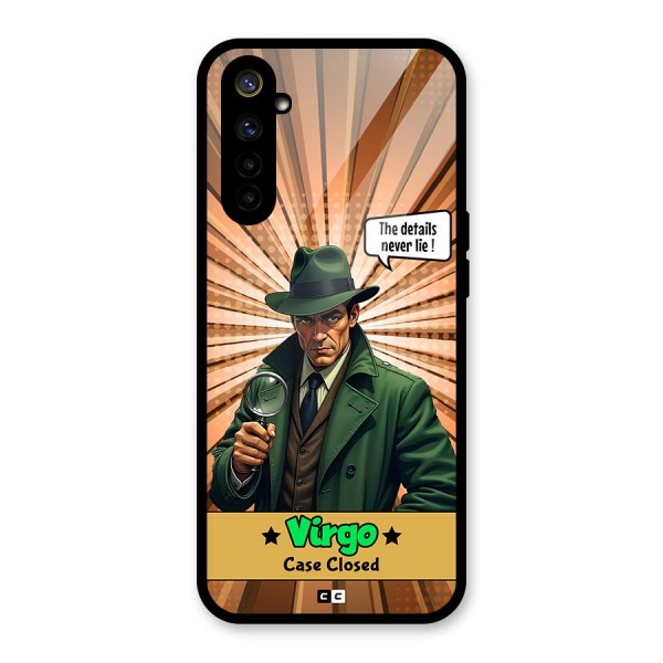 Detective Virgo Glass Back Case for Realme 6