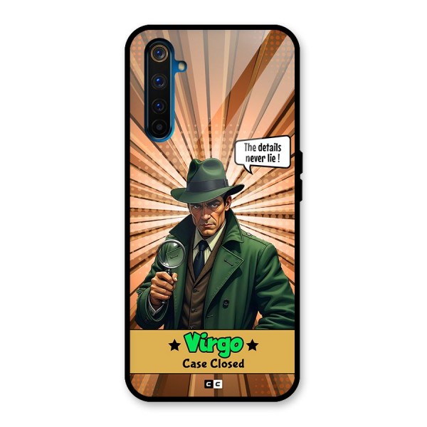 Detective Virgo Glass Back Case for Realme 6 Pro