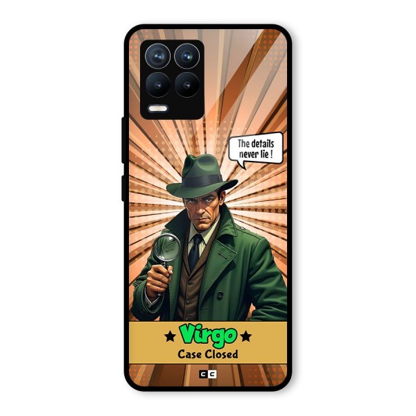 Detective Virgo Glass Back Case for Realme 8