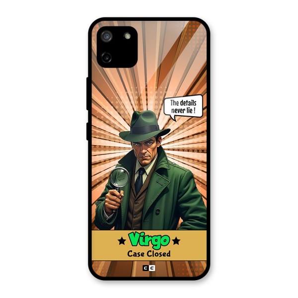 Detective Virgo Glass Back Case for Realme C11