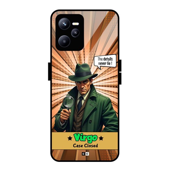 Detective Virgo Glass Back Case for Realme C35