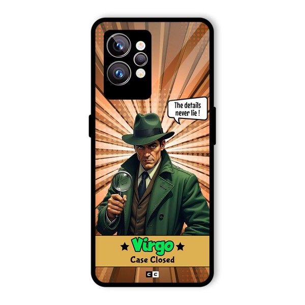 Detective Virgo Glass Back Case for Realme GT2 Pro