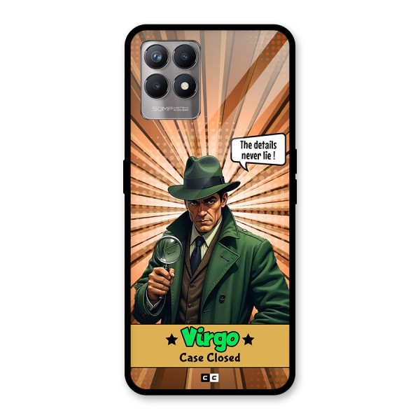 Detective Virgo Glass Back Case for Realme Narzo 50