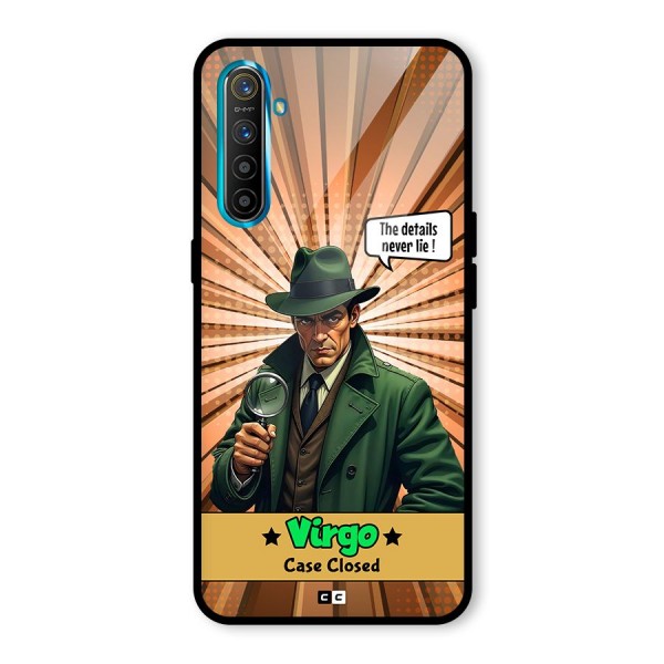 Detective Virgo Glass Back Case for Realme X2