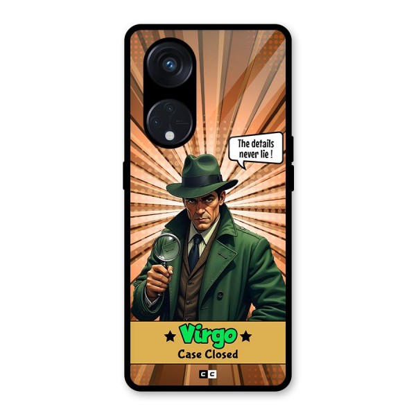 Detective Virgo Glass Back Case for Reno8 T 5G