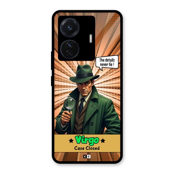 Detective Virgo Glass Back Case for Vivo T1 Pro