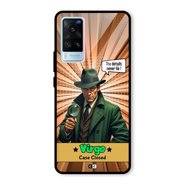 Detective Virgo Glass Back Case for Vivo X60