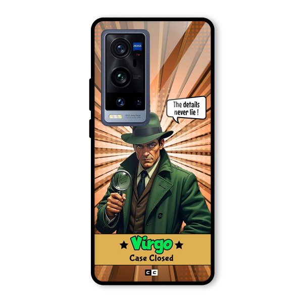 Detective Virgo Glass Back Case for Vivo X60 Pro Plus