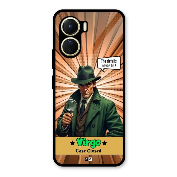 Detective Virgo Glass Back Case for Vivo Y56