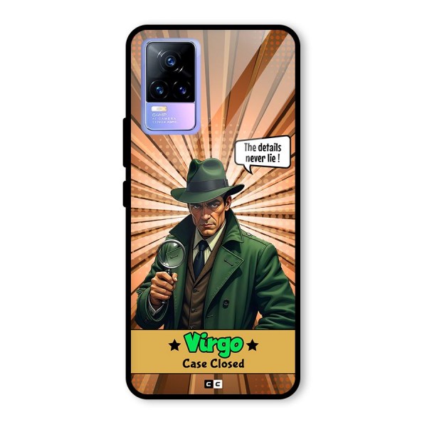 Detective Virgo Glass Back Case for Vivo Y73