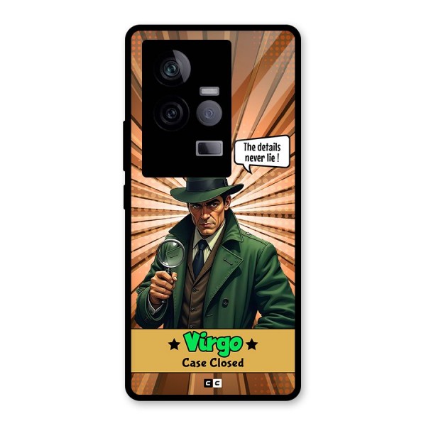 Detective Virgo Glass Back Case for Vivo iQOO 11 5G