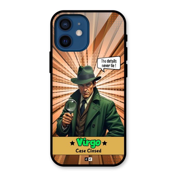 Detective Virgo Glass Back Case for iPhone 12 Mini