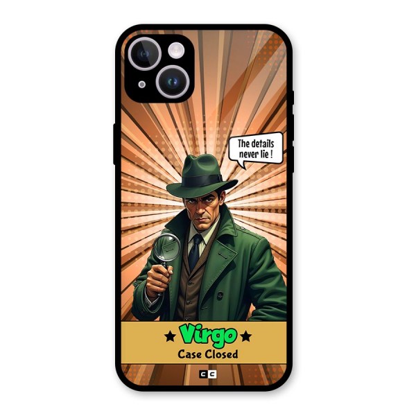 Detective Virgo Glass Back Case for iPhone 14 Plus