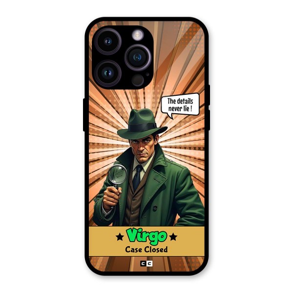 Detective Virgo Glass Back Case for iPhone 14 Pro Max