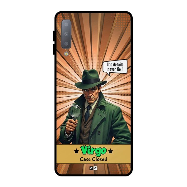 Detective Virgo Metal Back Case for Galaxy A7 (2018)