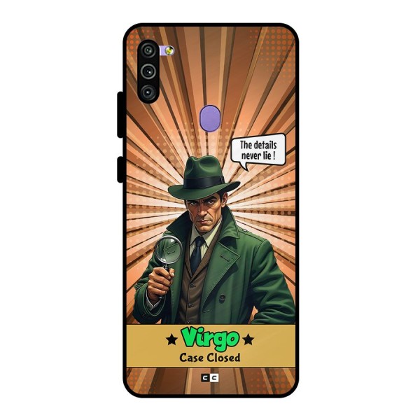 Detective Virgo Metal Back Case for Galaxy M11