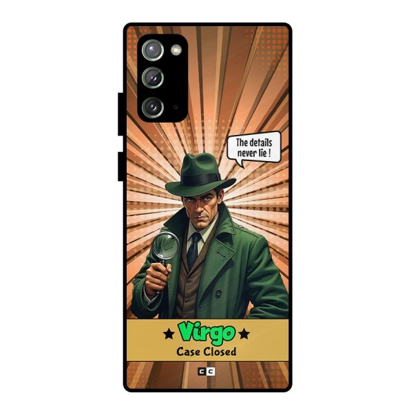 Detective Virgo Metal Back Case for Galaxy Note 20