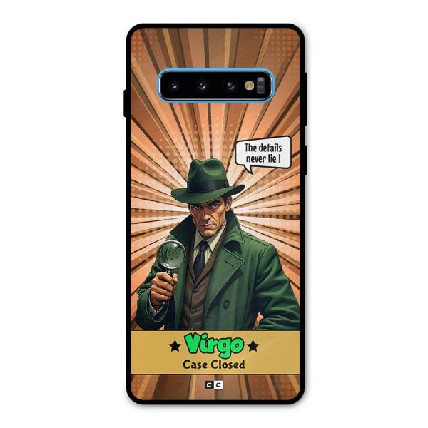 Detective Virgo Metal Back Case for Galaxy S10