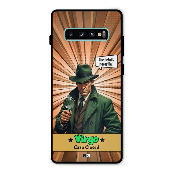 Detective Virgo Metal Back Case for Galaxy S10 Plus