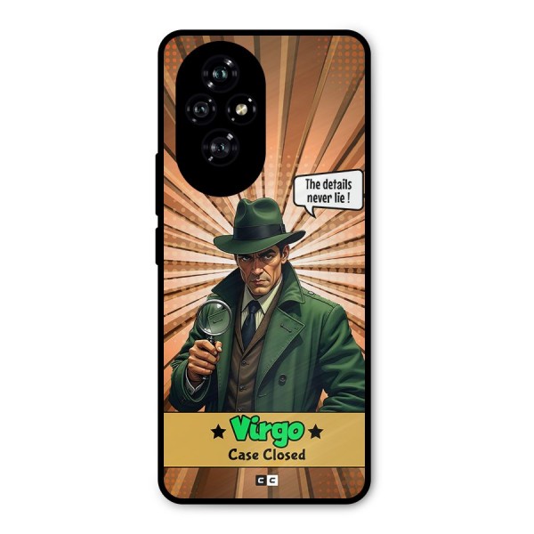 Detective Virgo Metal Back Case for Honor 200