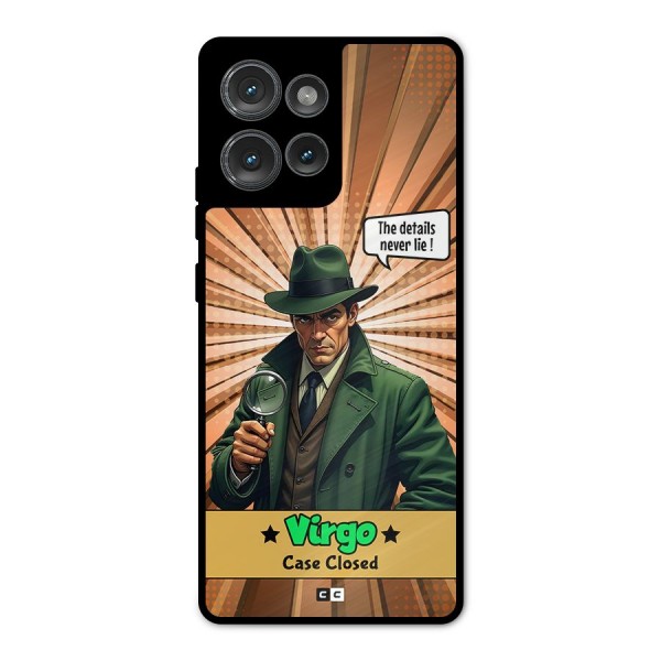 Detective Virgo Metal Back Case for Motorola Edge 50