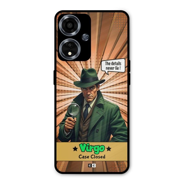 Detective Virgo Metal Back Case for Oppo A59