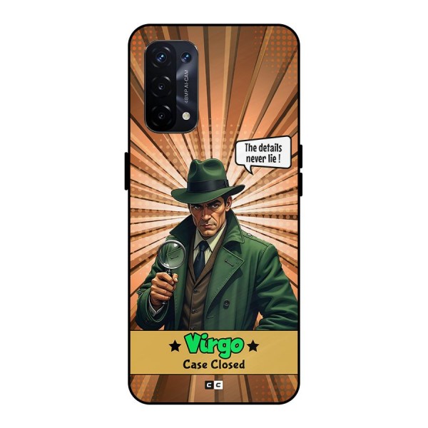 Detective Virgo Metal Back Case for Oppo A74 5G