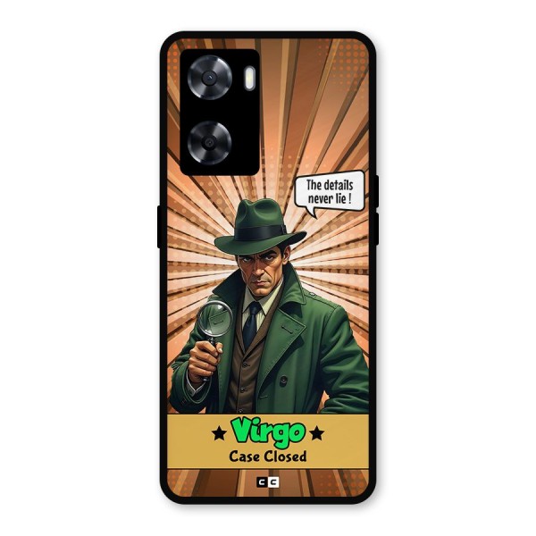 Detective Virgo Metal Back Case for Oppo A77