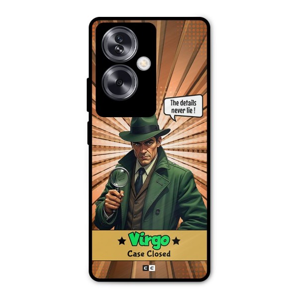 Detective Virgo Metal Back Case for Oppo A79 5G