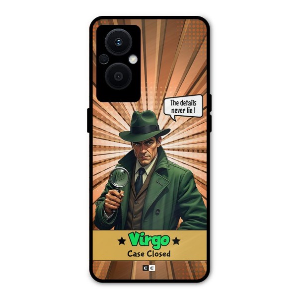 Detective Virgo Metal Back Case for Oppo F21 Pro 5G