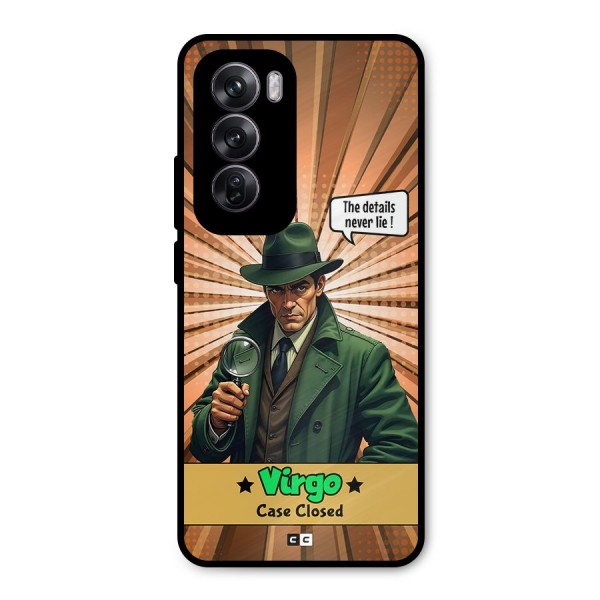 Detective Virgo Metal Back Case for Oppo Reno12 Pro