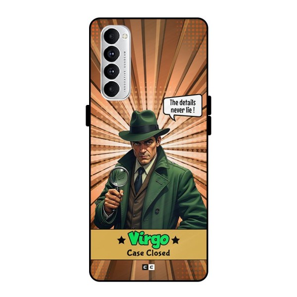 Detective Virgo Metal Back Case for Oppo Reno4 Pro