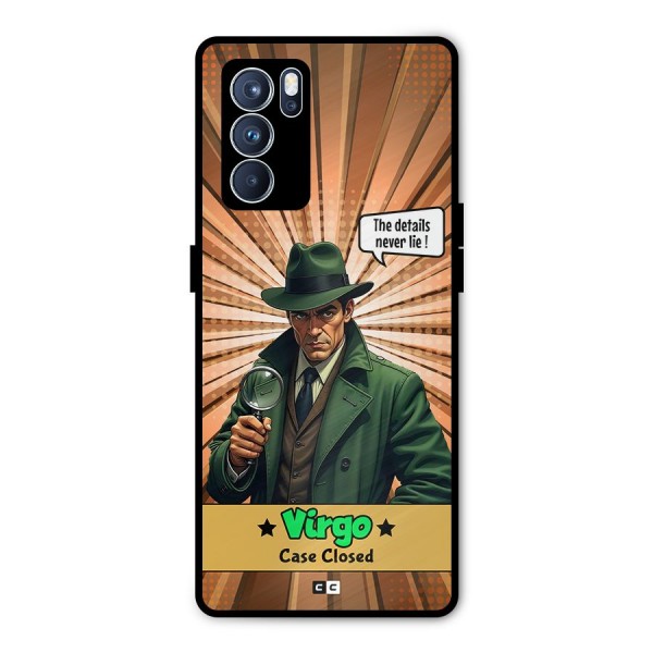 Detective Virgo Metal Back Case for Oppo Reno6 Pro 5G