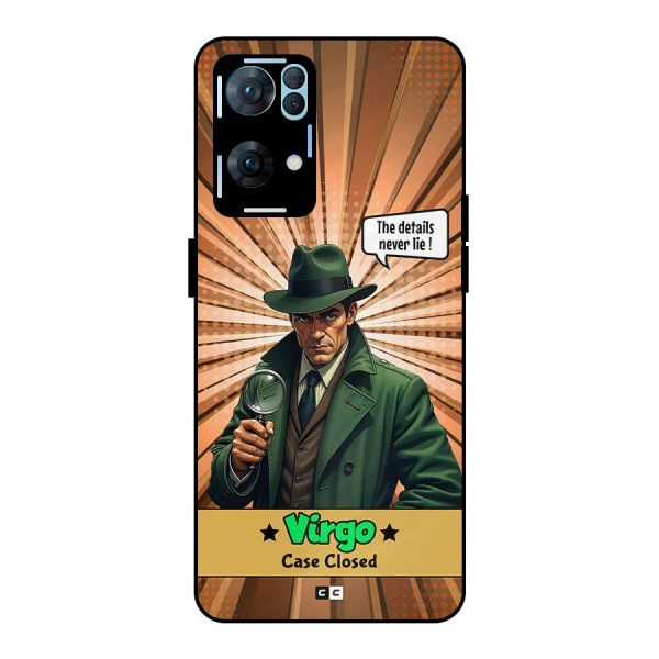 Detective Virgo Metal Back Case for Oppo Reno7 Pro 5G