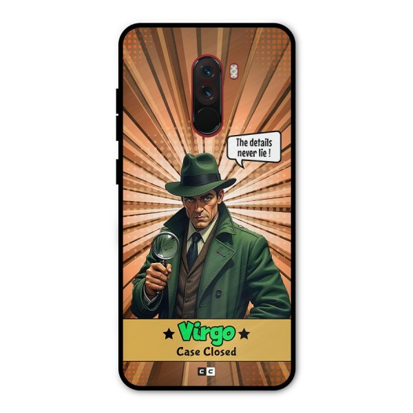 Detective Virgo Metal Back Case for Poco F1